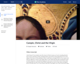 Campin's Christ and the Virgin