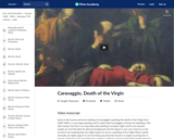 Caravaggio's Death of the Virgin