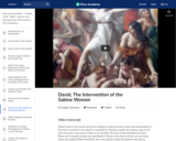 David's The Intervention of the Sabine Women