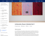 Lichtenstein's Rouen Cathedral Set V