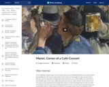 Manet's Corner of a Cafe-Concert