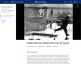 Cartier-Bresson's Behind the Gare St. Lazare