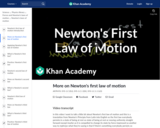 Physics: Newton's First Law of Motion