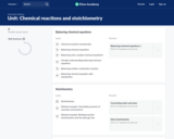 Chemical reactions and stoichiometry