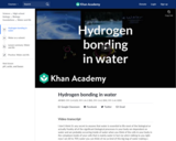 Hydrogen bonding in water