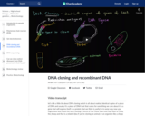 DNA cloning and recombinant DNA