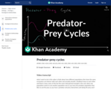 Predator-prey cycles