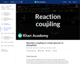 Reaction coupling to create glucose-6-phosphate