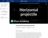 Horizontally launched projectile