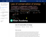 Law of conservation of energy