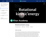 Rotational kinetic energy