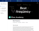 Beat frequency