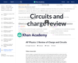 AP Physics 1 Review of Charge and Circuits