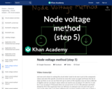 Node voltage method (step 5)