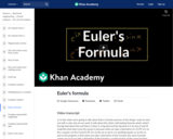 Euler's formula