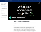 What is an operational amplifier?