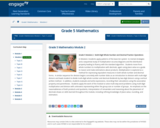 Grade 5 Module 2:  Multi-Digit Whole Number and Decimal Fraction Operations