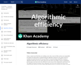 Algorithmic efficiency