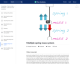 Multiple spring-mass system