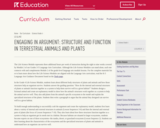 Grade 4: Life Science Module: Structure and Function in Terrestrial Animals and Plants