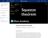 Calculus: Squeeze Theorem