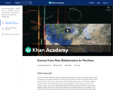 Survey from Neo Babylonians to Persians