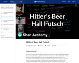 Hitler's Beer Hall Putsch