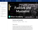 Fascism and Mussolini