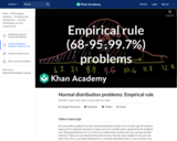 Statistics: CK12.org Normal Distribution Problems: Empirical Rule