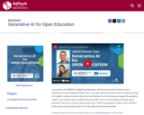 Generative AI for Open Education