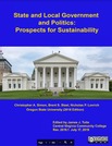 State and Local Government: Prospects for Sustainability