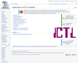 Applications of ICT in Libraries