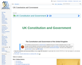 UK Constitution and Government