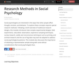 Research Methods in Social Psychology
