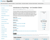 Introduction to Psychology - 1st Canadian Edition