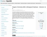 Organic Chemistry With a Biological Emphasis Volumes I & II