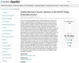 Global Women's Issues: Women in the World Today, extended version