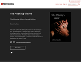 The Meaning of Love: Second Edition