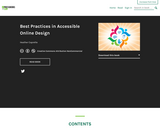 Best Practices in Accessible Online Design