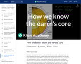 Cosmology and Astronomy: How we know about the Earth's core