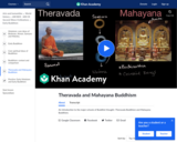 Theravada and Mahayana Buddhism