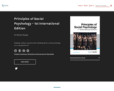 Principles of Social Psychology - 1st International Edition