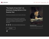 "The Death of Ivan Ilich": An Electronic Study Edition of the Russian Text