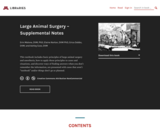 Large Animal Surgery – Supplemental Notes