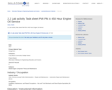 2.2 Lab activity Task sheet PMI PM A 450 Hour Engine Oil Service