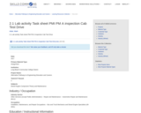 2.1 Lab activity Task sheet PMI PM A inspection Cab Test Drive