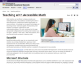Teaching with Accessible Math
