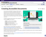 Creating Accessible Documents and Slide Decks