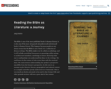 Reading the Bible as Literature: a Journey