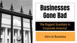 Corporate Scandals / Business Law